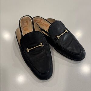 Sam Edelman Black Leather women’s slides